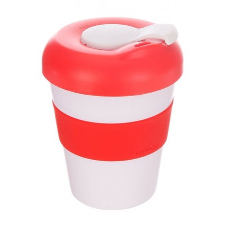 White Silver Red 320ml Profile Karma Kup