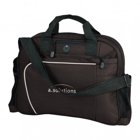 Curved Zipped Brief Bag