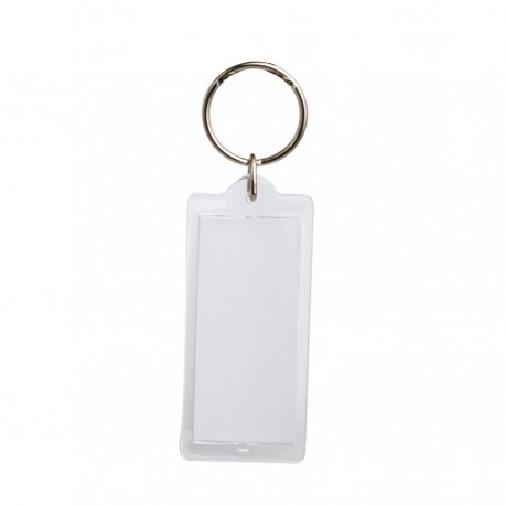 Rectangular Insert Keyring