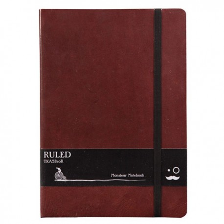 Monsieur Notebook - A4 - Ruled 90gsm Ivory