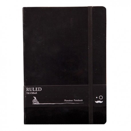 Monsieur Notebook - A5 - Ruled 90gsm Ivory