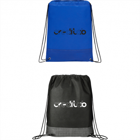 Crossweave Heat Sealed Drawstring Bag