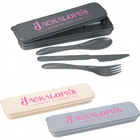 Bamboo Fiber Cutlery Set