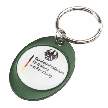 Rainbow Keyring (30mmx40mm oval)